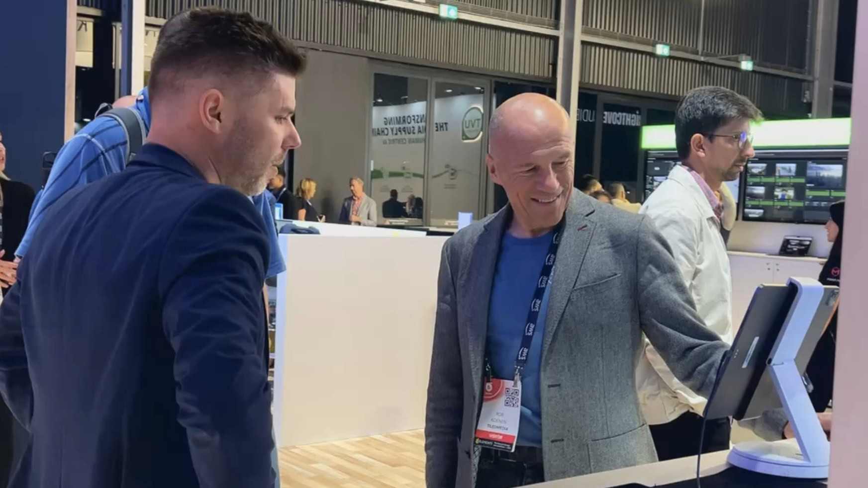 Lukasz and Rob at IBC 2024